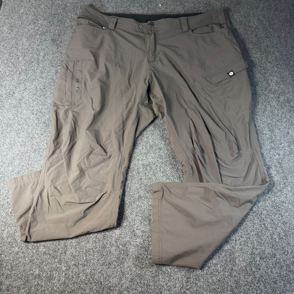 TrueWerk T1 Werkpants Mens 44x30 Wolf Grey Technical Stretch Work Cargo Pants